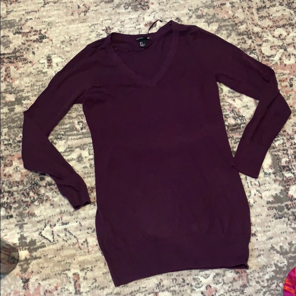 5/$25 H&M purple basic sweater